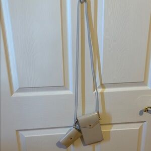 Stylish Cream Crossbody Bag with Pouch